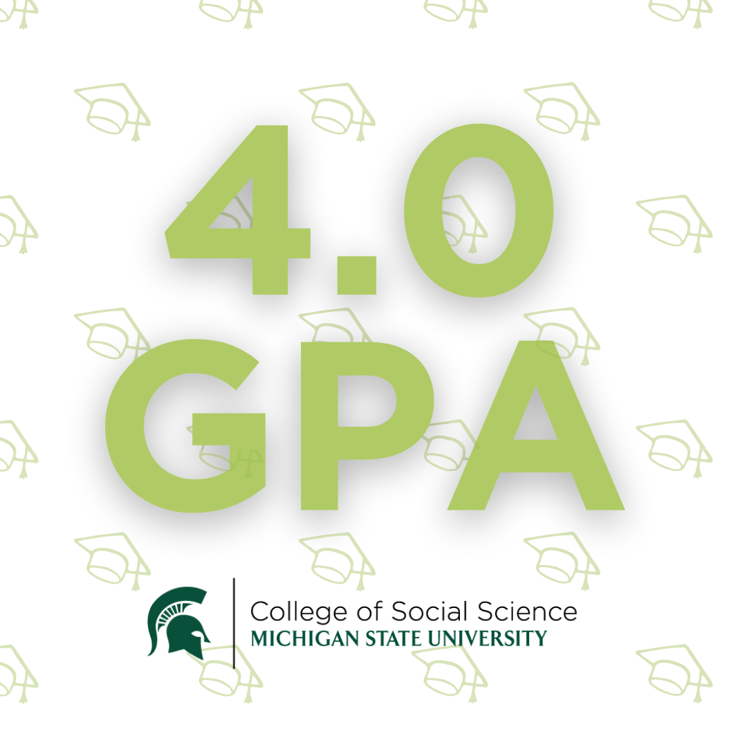 43 Social Science graduates receive Board of Trustees' Award for Academic Excellence earning a 4.0 G.P.A.